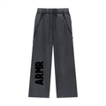 Snow Washed Tape Raw Edge Sweatpants